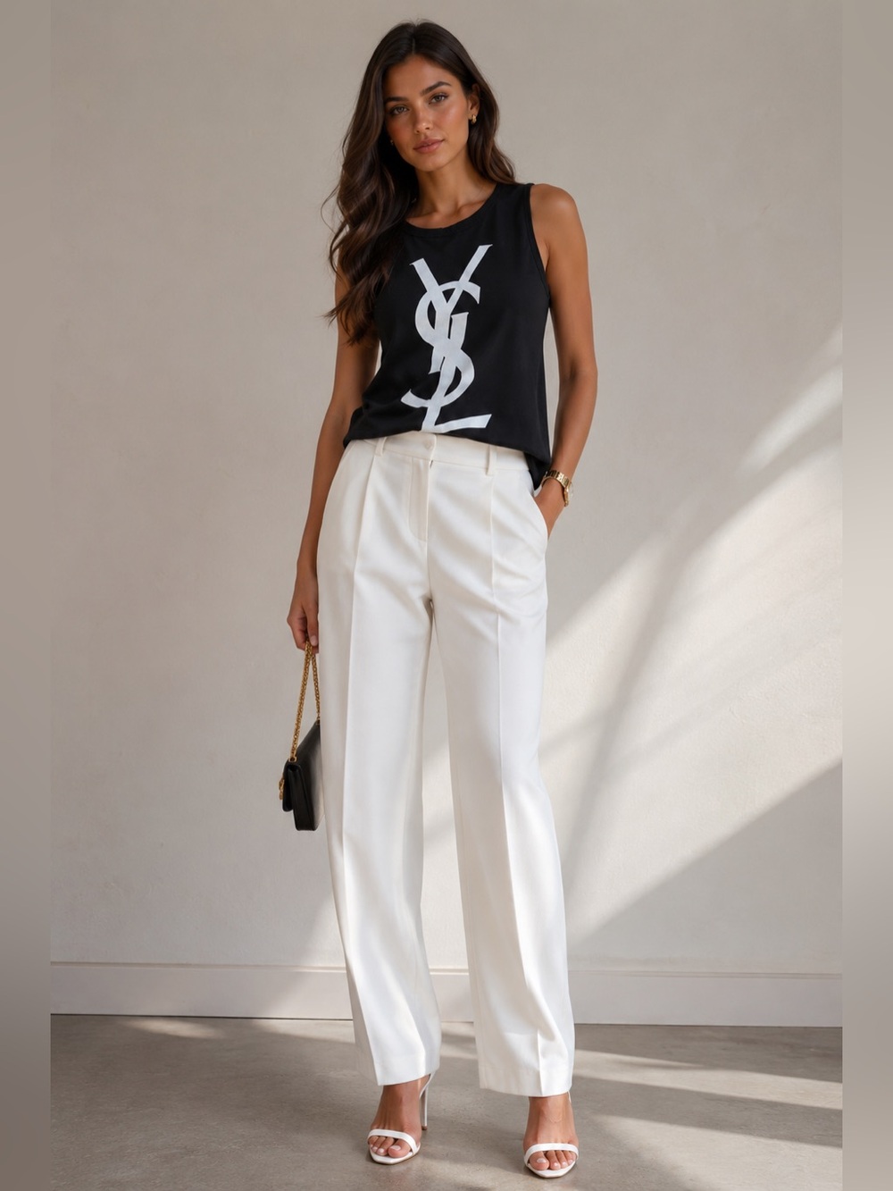 YSL LOGO TANK TOP - Picture 2 of 5